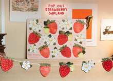 Load image into Gallery viewer, Wild Strawberry Wooden Garland