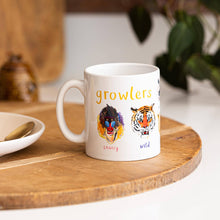 Load image into Gallery viewer, Growlers Ceramic Animal Pun Mug
