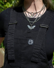 Load image into Gallery viewer, Rebel Romance Jet Black Stretch Dungarees