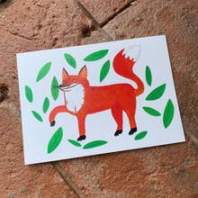 Load image into Gallery viewer, Happy Fox Postcard