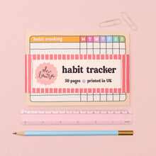 Load image into Gallery viewer, A6 Habit Tracker Notepad