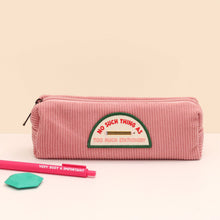 Load image into Gallery viewer, Pink Pencil Case - No Such Thing as Too Much Stationery