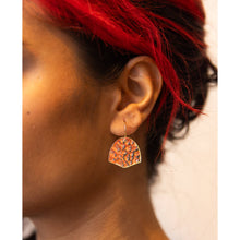 Load image into Gallery viewer, Black Rainbow Glitter Mini Arch Drop Earrings