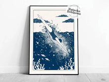 Load image into Gallery viewer, Into the Deep - Wild Swimming Art Print