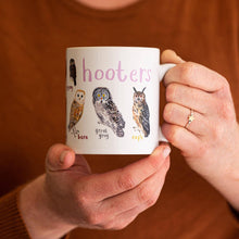 Load image into Gallery viewer, Hooters Ceramic Bird Pun Mug