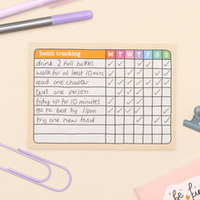 Load image into Gallery viewer, A6 Habit Tracker Notepad