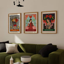 Load image into Gallery viewer, Lana Del Ray Tarot Card Art Print
