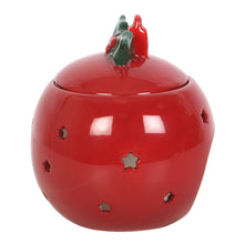 Load image into Gallery viewer, Red Christmas Ornament Bauble Oil Burner