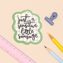 Load image into Gallery viewer, Sensitive Sausage Vinyl Sticker