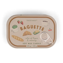 Load image into Gallery viewer, Paddywax Bistro French Baguette Tin Candle