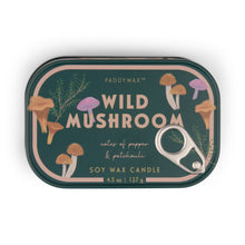 Load image into Gallery viewer, Paddywax Bistro Wild Mushroom Tin Candle
