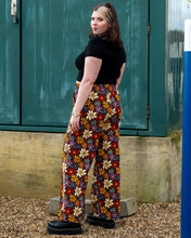 Load image into Gallery viewer, Love Bugs Floral Wide Leg Trousers