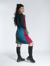 Load image into Gallery viewer, Patch Cord Pinafore Dress