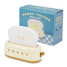 Load image into Gallery viewer, Kawaii Toaster USB Rechargeable Dimmable Night Light