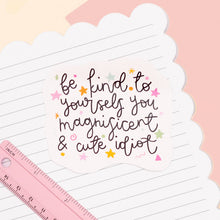 Load image into Gallery viewer, Be Kind To Yourself Vinyl Sticker