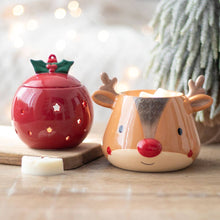 Load image into Gallery viewer, Red Christmas Ornament Bauble Oil Burner