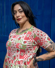 Load image into Gallery viewer, Rebel Romance Strawberry Picnic Stretch Smock Dress