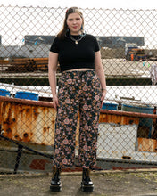 Load image into Gallery viewer, Eye Spy Floral Cropped Wide Leg Trousers