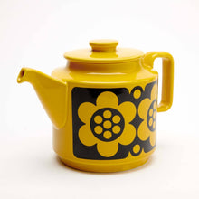 Load image into Gallery viewer, Hornsea Revival Teapot Yellow Geo Flower