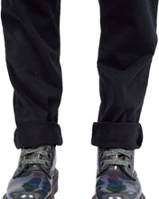 Load image into Gallery viewer, Rebel Romance Jet Black Stretch Dungarees