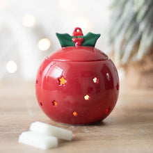 Load image into Gallery viewer, Red Christmas Ornament Bauble Oil Burner