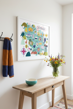 Load image into Gallery viewer, Sheffield Map Print