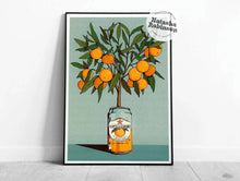 Load image into Gallery viewer, San Pellegrino & Orange Tree Art Print