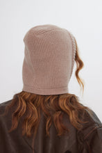 Load image into Gallery viewer, Light Brown Knitted Bonnet