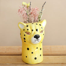 Load image into Gallery viewer, Ceramic Leopard Vase