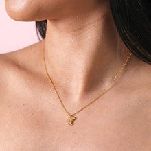Load image into Gallery viewer, Gold Croissant Pendant Necklace