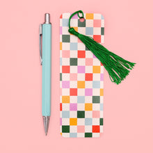 Load image into Gallery viewer, Picnic Check Bookmark