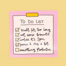 Load image into Gallery viewer, To Do List Vinyl Sticker