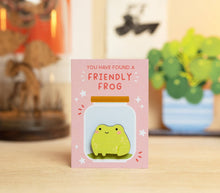 Load image into Gallery viewer, Friendly Frog Wooden Pin
