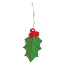 Load image into Gallery viewer, Pack of 8 Holly Christmas Gift Tags