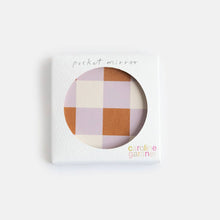 Load image into Gallery viewer, Caroline Gardner Multi Check Square Pocket Mirror