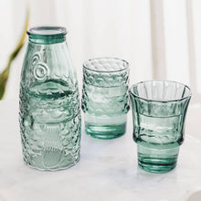 Load image into Gallery viewer, Fish Stacking Drinking Glass - Set of 4 - Green