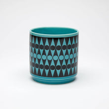 Load image into Gallery viewer, Magpie x Hornsea Small Plant Pot in Backgammon Teal