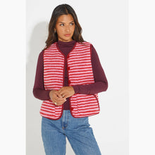 Load image into Gallery viewer, Pink & Red Reversible Gilet