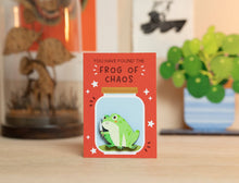 Load image into Gallery viewer, Frog of Chaos Wooden Pin