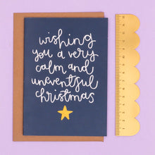 Load image into Gallery viewer, Uneventful Christmas Greetings Card