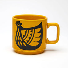 Load image into Gallery viewer, Magpie x Hornsea Mug in Chicken Family Yellow