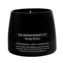 Load image into Gallery viewer, The Aromatherapy Co. Therapy Kitchen Candle Lemongrass, Lime, Bergamot