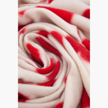 Load image into Gallery viewer, Jessie Cream &amp; Red Hearts Scarf
