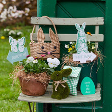 Load image into Gallery viewer, Brown Recycled Paper Bunny Shaped Basket
