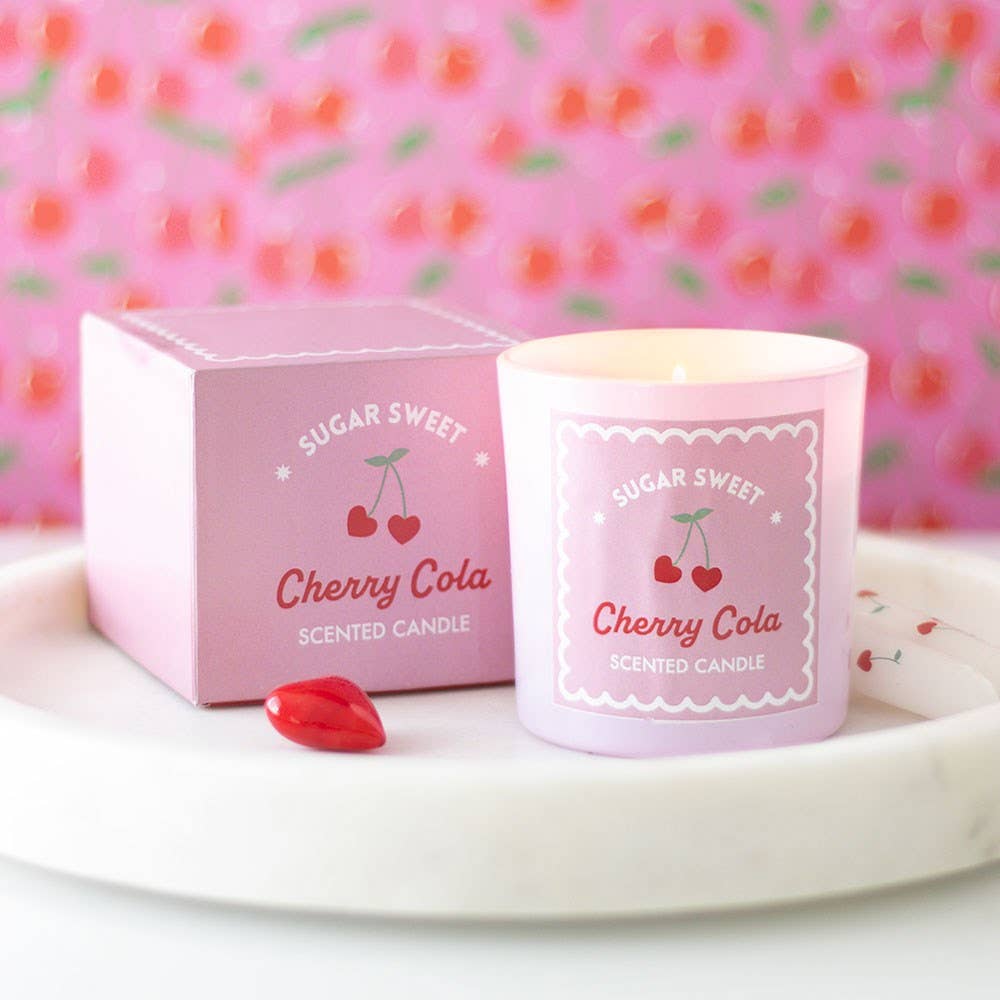 Pink Cherry Cola Scented Candle