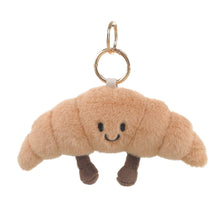 Load image into Gallery viewer, Plush Croissant Bag Charm
