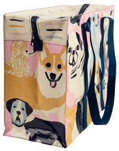 Load image into Gallery viewer, Happy Dogs Shoulder Tote Bag
