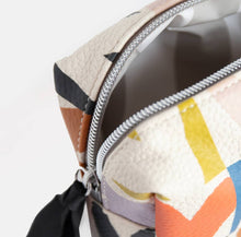 Load image into Gallery viewer, Caroline Gardner Multi Checkmate Heart Mini Cube Cosmetic Bag
