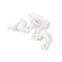 Load image into Gallery viewer, Iridescent Wavy Hair Claw Clamp
