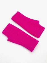 Load image into Gallery viewer, Dylan Fuchsia Ribbed Wrist Warmers

